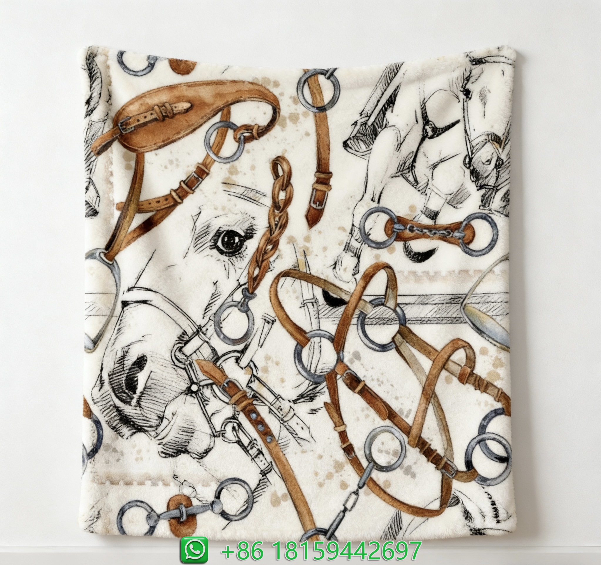 Hermes Throw Blankets